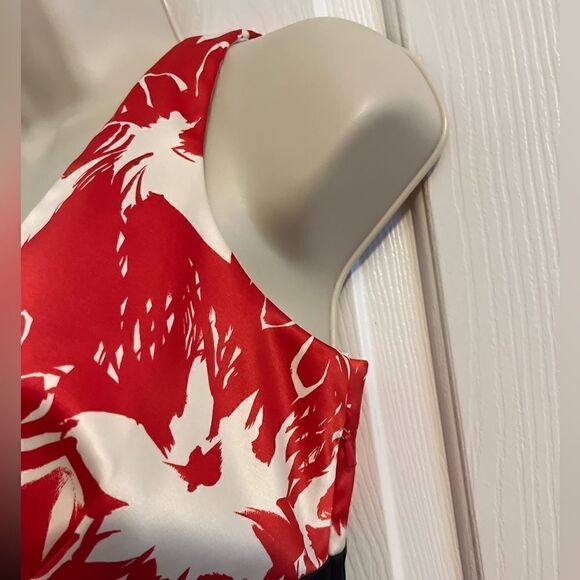 Donna Ricco NY Sleeveless Deep V Cut floral dress. Size 4 - Picture 5 of 10